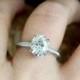 Custom Celebrity Moissanite & Diamond Engagement Ring Oval 1.5ct 8x6mm-Your size-Wedding-14k 18k White Yellow Rose Gold-Platinum-Basket
