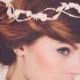 Wedding Bridal Hair adornment, Pearl HairAdornment, Wedding Bridal Headpiece Hairvine, the Eliza Pearl Hair Vine #171