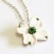 White Dogwood Necklace - Dogwood Jewelry - Gifts - White Dogwood Bridesmaid, Necklace, Bridesmaid Jewelry