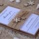 Christmas Thank You Cards, Winter Thank You Cards, Thank You Cards, Burlap Thank You Notes, Rustic Thank You Cards