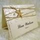 Wedding Place Cards Name Place Cards Holders for Weddings Beach Weddings cream Place Cards Embossed