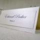 Simple Wedding Place Cards Name Place Cards for Weddings Cream Place Cards