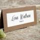 Simple Wedding Place Cards, Wedding Place Cards, Escort Cards, Place Name Cards, Simple Place Card, Eco Friendly Place Card