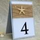 Beach Table Number, Burlap Wedding Table Number, Escort Cards, Wedding Table Numbers, Rustic Table Numbers, Grey Table Number