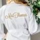Wedding Robe for Bride and Bridesmaids, Bridal Party Robes for Bride to Be, Personalized and Monogram Options (Item - ROB100)