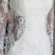 Charming Scoop Open Back Sheath Lace Mermaid Wedding Dress with Long Sleeves