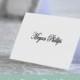 Blank Place Name Card Template 
