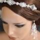 Wedding Headband Bridal Headband Tiara Swarovski Crystal Wedding Hair Accessories Silver Art Deco Tiara CARA