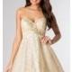 A-Line Short Strapless Dress - Brand Prom Dresses