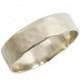 Matte gold wedding ring. Men wedding band. Hammered wedding band. 14K Hammered white gold wedding band. Unisex wedding ring.(gr-9303-297)