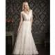 2017 A Line Deep V Neck With Straps Beads With A Train Luxury Wedding Dress In Canada Wedding Dress Prices - dressosity.com