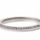 Half Eternity Ring, 18K White Gold and diamond Ring, Diamond Band, Eternity Ring, Eternity Band, Half Eternity Band, Delicate Band