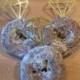 12 Diamond Donut Toppers// Set of 12// cupcake toppers // bridal brunch