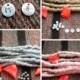 Bespoke Handspun Ritual Cord/Handfasting Cord/Ceremonial Cord/Handspun wool with gemstone beads and hand stamped sterling silver charms