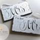 I'm Her Mr & I'm His Mrs Set, Wedding Photo Props, Wedding Signs, Chair Signs