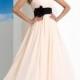 A-Line/Princess One-Shoulder Sash/Ribbon/Belt Sleeveless Floor-Length Chiffon Dresses
