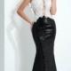 Sheath/Column Scoop Paillette Sleeveless Floor-Length Lace Dresses