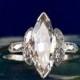 1920s Art Deco Marquise Diamond Ring 