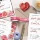 Wedding printable suite, Hand painted watercolor wedding invitation/RSVP/ Thank you card. DIY Wedding invites.