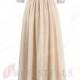 A-line V-neck Champagne 3/4 Sleeves Beaded Mother of the Bride Dress