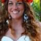 SILK FLOWER CROWN - Hawaiian. Tropical Headpiece, Bridal, Orchids, Tiara, Beach Wedding Accessory, Flower Girl, Custom Hair Accessory