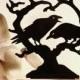 Raven Heart Crow Cake Topper, 'Nevermore' Wedding Keepsake Topper, Dark Night Blackbirds Gothic Couple *Original Design*