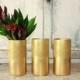 Ombre gold glitter vase, set of 3 gold vases for wedding centerpices, wide mouth gold vase, gold wedding table decor, bouquet vase