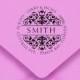 Self Inking Address Stamp Design Name Stamp Wedding Gift House Warming Gift Save the Date Monogram Stamp - SMITH-1
