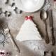 White Linen Christmas Napkin set of 12 - Cloth Napkins - Housewarming gift ideas