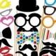 Wedding Photo Booth Props - 20 Piece Party Photo Props - Photobooth Props