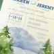 SAMPLE - Ski Lodge Wedding Invitation