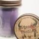 Lavender Vanilla Pure Soy Candle in 8oz Mason Jar with Rustic Lid Highly Scented and Long Lasting