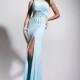 Tony Bowls Le Gala Light Blue Jersey Prom Dress 113530 - Cheap Discount Evening Gowns