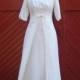 Vintage 1960's Ivory Raw Silk Wedding Dress