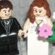 LEGO Bride Groom Minifigures Flesh Figures Brown Hair WEDDING CAKE Topper New