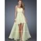 La Femme 19762 High Low Chiffon Party Dress - Brand Prom Dresses