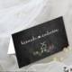 DIY Chalkboard Floral Wedding Tent Place Card Template, Flat Escort Card, name card,Editable Printable, Digital Instant Download, 1CM91-1