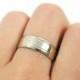 14K White wedding ring. Men wedding band. Unisex wedding ring. unique design white gold band. wedding band, wedding ring (gr-9325-665).