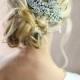 Vintage Style Bridal Crystal Haircomb, Large Hair Comb, Rhinestone Haircomb, Wedding Haircomb, 1920s haircomb, Pearl haricomb - 'JANA'