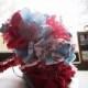 Vintage Fabric Bridal Bouquet *  Circus Theme * Vintage Wedding * Vintage Clowns * Carnival Weddings * OOAK Handmade * Vintage Flowers
