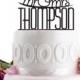 ON SALE !!! Wedding Cake Topper - Personalized Cake Topper - Mr and Mrs - Monogram Cake Topper - Cake Decor - For Anniversary