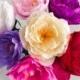 Paper Flower Bouquet, Crepe Peonies, Wedding Bouquet, Bridesmaid Bouquet, throw bouquet, keepsake, mother's day, Baby shower decor, birthday