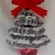 Music Notes Christmas Tree Ornament - Perfect for any Music Lover