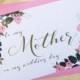 To My MOTHER CARD, Mother of the Bride Card, Mother of the Bride Gift, Mother of the Groom Card, Mother of the Groom Gift