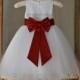 Wedding Pageant Flower Girl Dress Rattail Edge Baptism Bridesmaid Communion Holiday Special Occasion Toddler Recital S M 2 4 6 8 10 12 SBT25