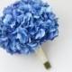 Blue Hydrangea Bouquet, Hydrangea Bouquet, Spring Bouquet, Bridesmaid Bouquet, Shabby Chic Bouquet, Garden Bouquet, Wedding Bouquet, Silk