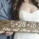 Date Sign (for weddings, engagement shoots, home decor, etc.)