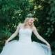 Ballgown Wedding Dress with Dropped Waist - The Amoreena Dress