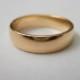 Wide Low Dome Band 14k Gold Filled
