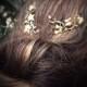 Ivy Leaf Vines Hair Pins Gold Ivy Leaf Bobby Pins Leaf Hair Clip Hair Accessories